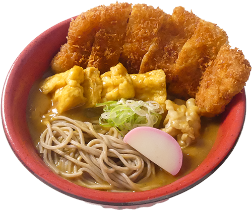 カツカレーそば